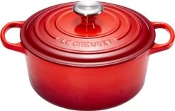 Le Creuset Signature Ronde Braadpan 24 Cm Kersenrood