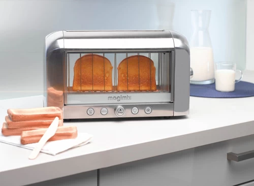 Magimix Le Vision Toaster Mat Chroom - Afbeelding 2