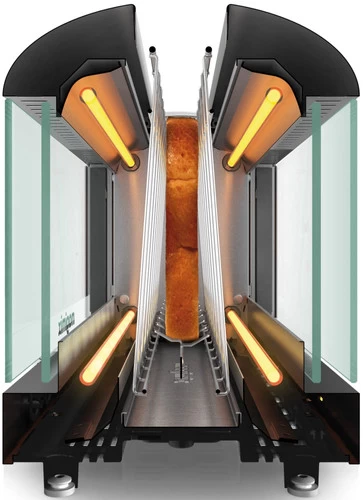 Magimix Le Vision Toaster Mat Chroom - Afbeelding 3