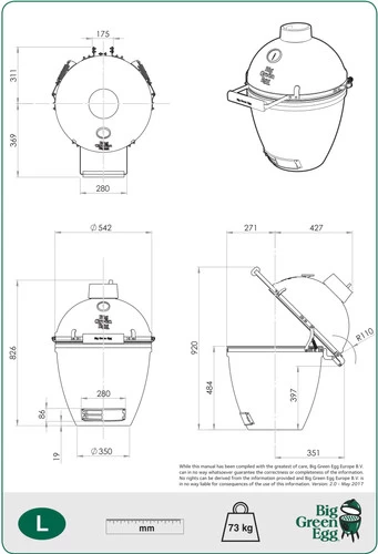 Big Green Egg Large - Afbeelding 11